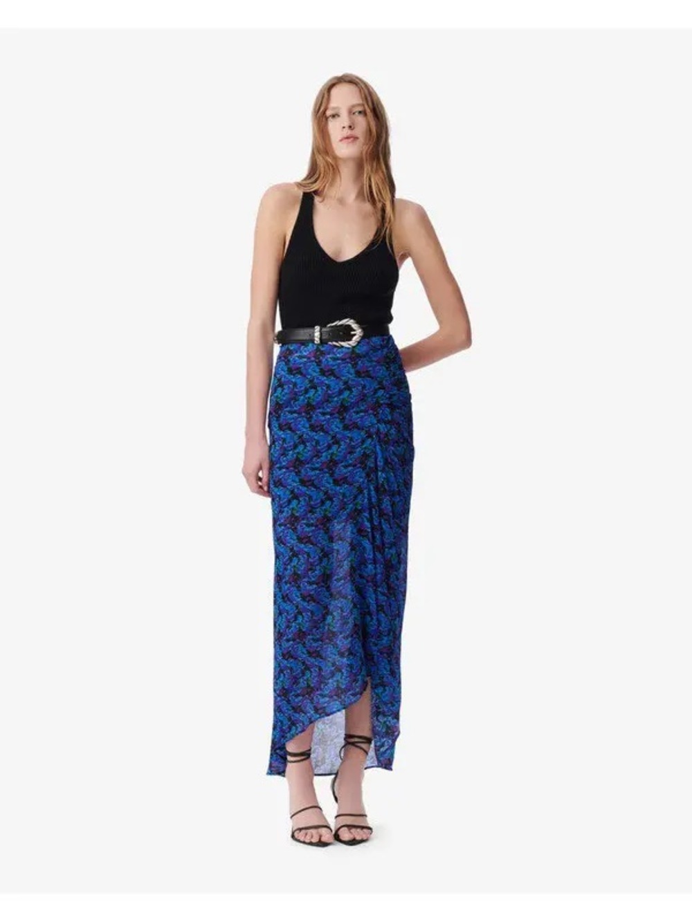 NWT IRO Paris Neptune Midi skirt size 34